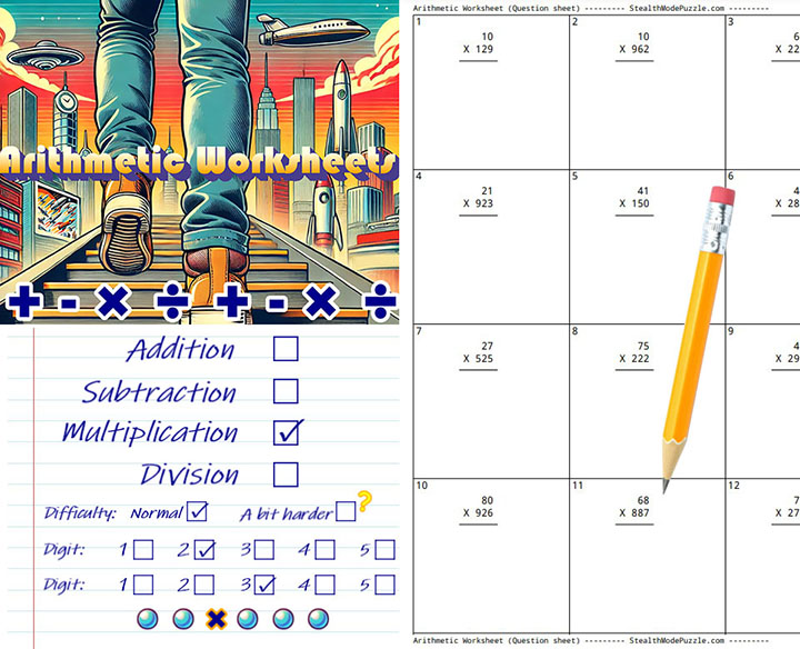 Arithmetic Worksheets